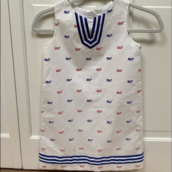 Vineyard vines kids Fourth of July dress - Picture 1 of 3